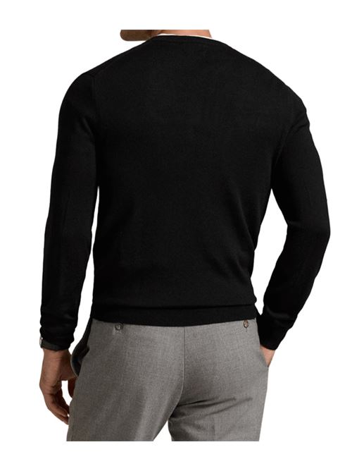 Maglia da uomo in lana, girocollo, colore black POLO RALPH LAUREN | 710946143004